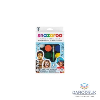 Snazaroo Farba do malowania twarzy zestaw dla chłopców 8 kolor. Snazaroo (1172030)