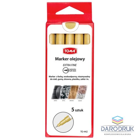 Toma Marker olejowy extra fine wkład złoty 0,9mm Toma (TO-442 9 6)