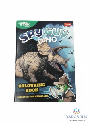 Trefl Kolorowanka Rodzina Treflików Spy Guy Dino Trefl (Ks08473)
