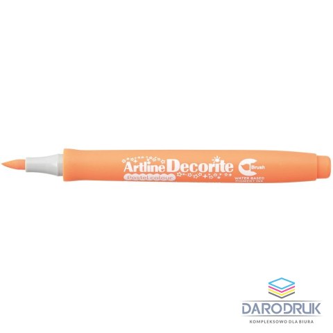 Artline Marker specjalistyczny pastel decorite wkład pomarańczowy 1,0mm pędzelek końcówka Artline (AR-035 5 4)