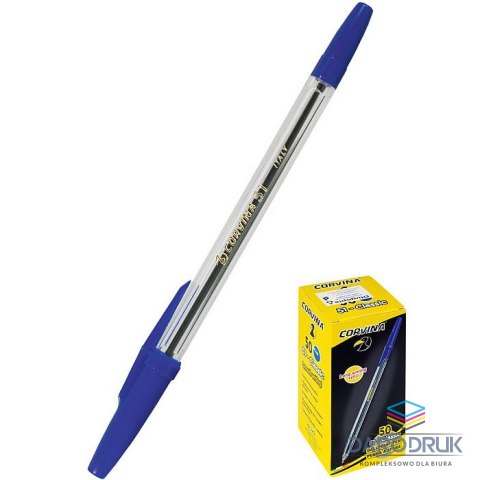 Carioca Długopis olejowy Classic 51 wkład niebieski 1,0mm Carioca (160-1404)