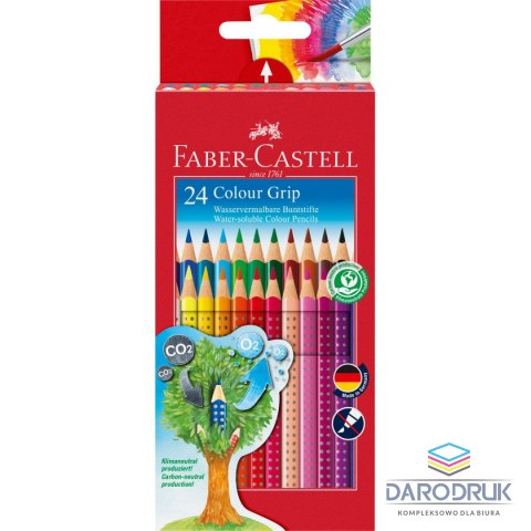 Faber Castell Kredki ołówkowe Grip 24 kol. Faber Castell (112424)