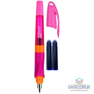 Flamingo Pióro na naboje Write-it Flamingo różowe + 2 naboje