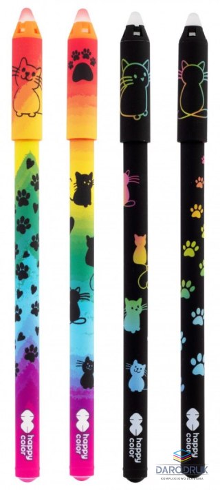 Happy Color Długopis wymazywalny Miaow wkład niebieski 0,5mm Happy Color (HA 4120 01MA-3)