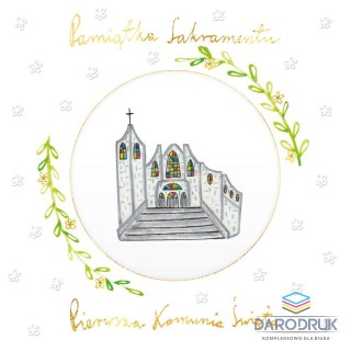 Henry Kartka składana kw KARNET KW KOMUNIA KÓŁKO HS KOSCIOŁEK Henry (5907465664813)