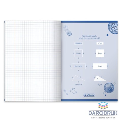 Herlitz Zeszyt A5 The Hero 16k. 70g krata Herlitz (9554064)