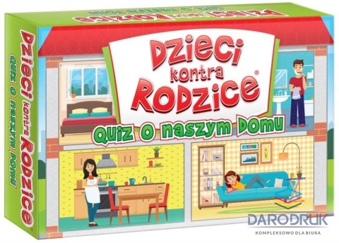 Kangur Gra karciana Dzieci kontra rodzice Quiz o naszym domu Kangur
