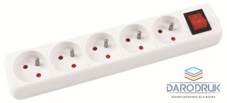 Office Products Listwa zasilająca 3m 5 gniazd Office Products (13115341-14)