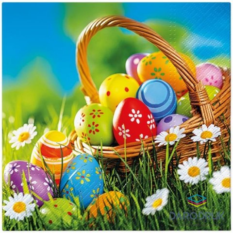 Paw Serwetki WN Easter Picnic mix nadruk bibuła [mm:] 330x330 Paw (TL125100)