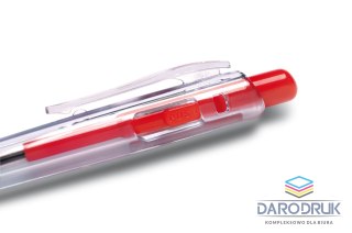 Pentel Długopis olejowy BK437 wkład czerwony 0,27mm Pentel