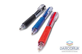 Pentel Długopis olejowy BK437 wkład czerwony 0,27mm Pentel