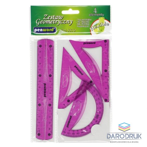 Sdm Komplet geometryczny 4 el. 15cm. 4 el. Sdm (8810)