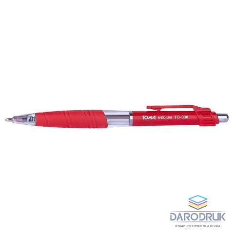Toma Długopis wkład czerwony 1,0mm Toma (TO-038 2 2)