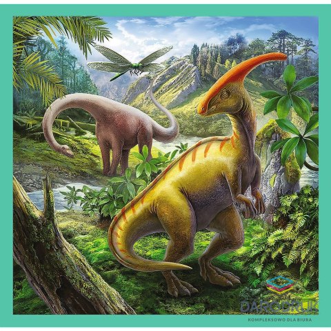 Trefl Puzzle Disney niezwykły świat dinozaurów 3, 4, 6, 9 el. Trefl (34837)