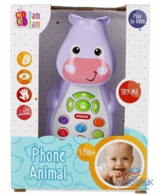 Bam Bam Telefon zabawkowy muzyczny Hipco Bam Bam (499231)