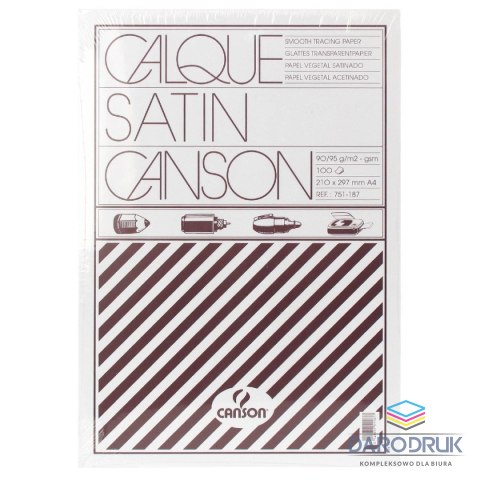 Canson Kalka kreślarska A4 przezroczysty 90g [mm:] 210x297 Canson (200751187)
