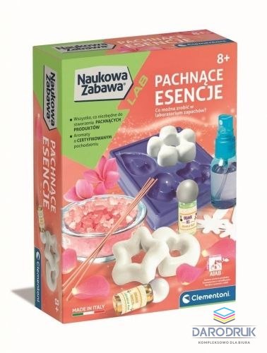 Clementoni Zestaw kreatywny dla dzieci Naukowa zabawa. Pachnące esencje Clementoni (50754)