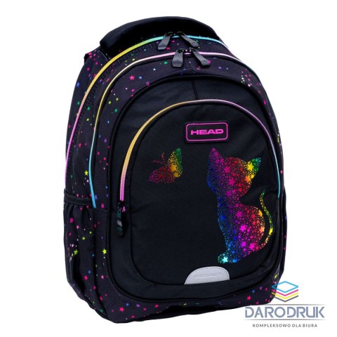 Head Plecak Golden Effect Rainbow Kitty Head (502025032)