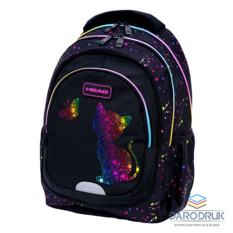 Head Plecak Golden Effect Rainbow Kitty Head (502025032)
