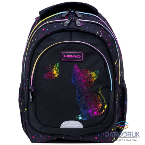 Head Plecak Golden Effect Rainbow Kitty Head (502025032)