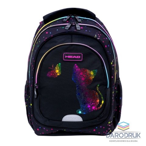 Head Plecak Golden Effect Rainbow Kitty Head (502025032)
