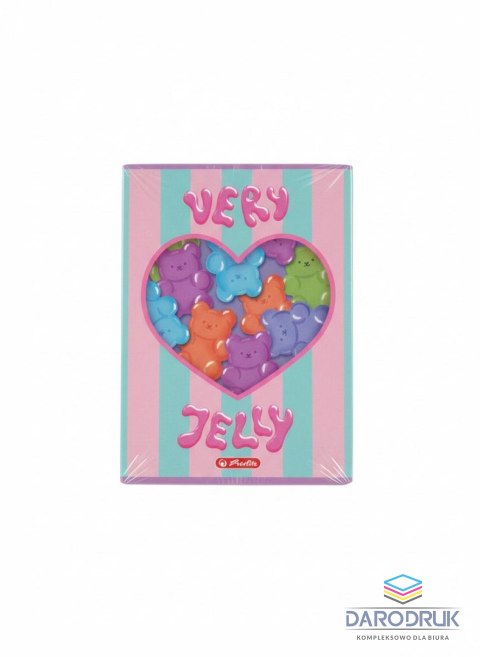 Herlitz Zeszyt A5 Jelly 32k. 70g kratka Herlitz (400206378)