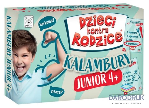 Kangur Gra karciana Dzieci kontra rodzice Kalambury Junior 4+ Kangur