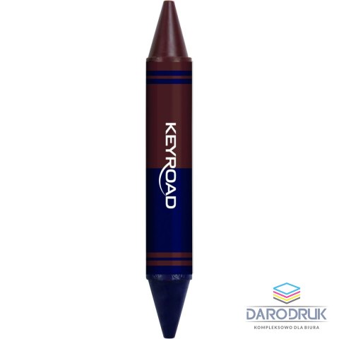 Keyroad Kredki świecowe 6 szt dwustronne 6 kol. Keyroad (KR972803)