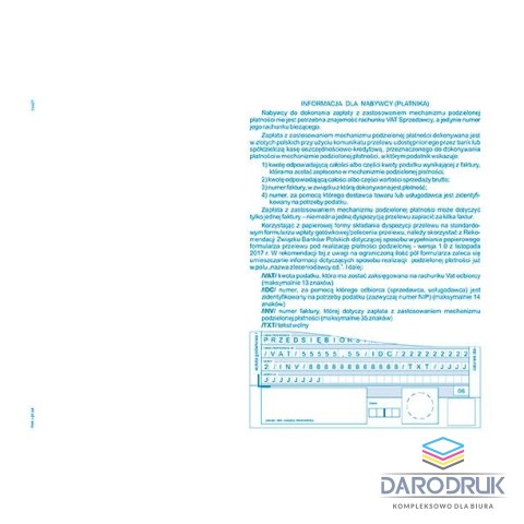 Michalczyk i Prokop Druk offsetowy A5 Faktura VAT Michalczyk i Prokop (127-3P)
