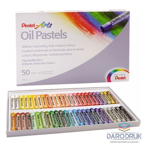 Pentel Pastele olejne 50 kol. Pentel