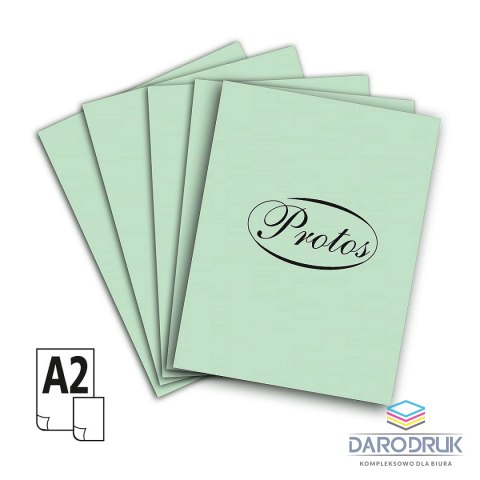Protos Brystol A2 seledynowy 160g 20k [mm:] 430x610 Protos