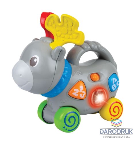 Smily Play Zabawka dźwiękowa łoś jeżdżący Smily Play (000768)