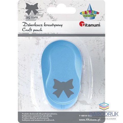 Titanum Dziurkacz ozdobny Craft-Fun Series 25mm kokarda Titanum (T-8810-28e)