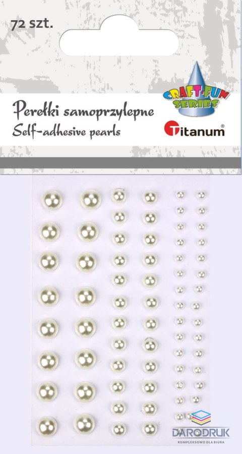 Titanum Kryształki Craft-Fun Series białe Titanum (24BR0201-preal colour)