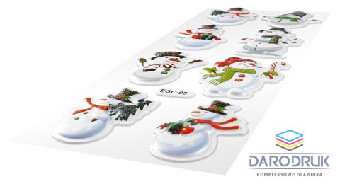 Titanum Naklejki świąteczne Craft-Fun Series Boże Narodzenie Bałwanki Titanum (EGC-08)