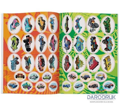 Ameet Książka dla dzieci Hot Wheels™. Naklejam i Koloruję Ameet (NAK 1601)
