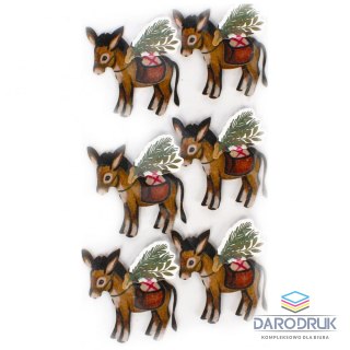 Craft with Fun Naklejka (nalepka) Osiołek 3D Craft with Fun (501770)