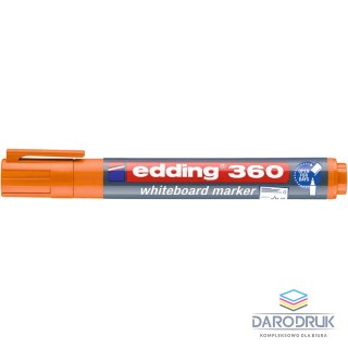 Edding Marker suchościeralny wkład pomarańczowy 1,5-3,00mm okrągła końcówka Edding (360/006/P ED)
