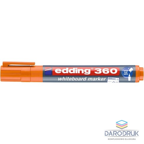 Edding Marker suchościeralny wkład pomarańczowy 1,5-3,00mm okrągła końcówka Edding (360/006/P ED)