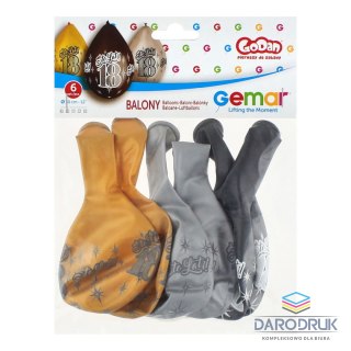 Godan Balon gumowy mix 300mm 12cal Godan (GMS110/P453)