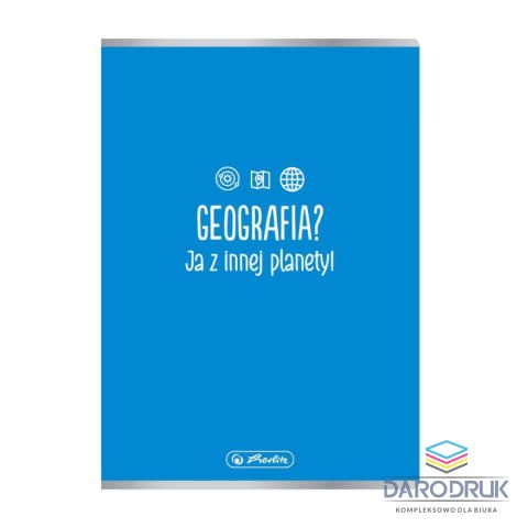 Herlitz Zeszyt A5 Geografia 9577354 60k. 70g krata Herlitz (400197996)