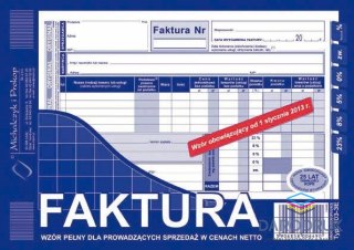 Michalczyk i Prokop Druk samokopiujący A5 Faktura VAT 80k. Michalczyk i Prokop (103-3E)