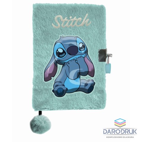 Paso Pamiętnik A5 pluszowy Stitch Paso (DS25FF-3676)