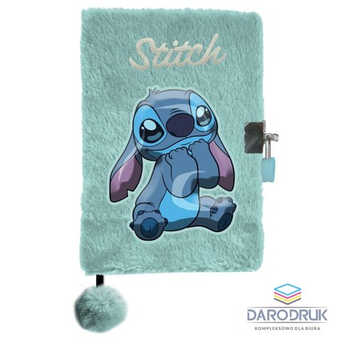 Paso Pamiętnik A5 pluszowy Stitch Paso (DS25FF-3676)