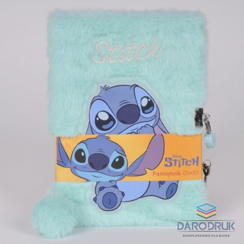 Paso Pamiętnik A5 pluszowy Stitch Paso (DS25FF-3676)