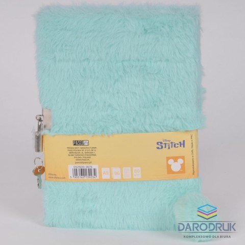 Paso Pamiętnik A5 pluszowy Stitch Paso (DS25FF-3676)
