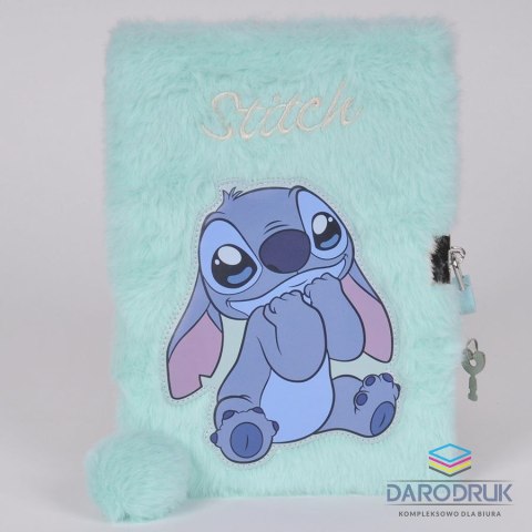 Paso Pamiętnik A5 pluszowy Stitch Paso (DS25FF-3676)