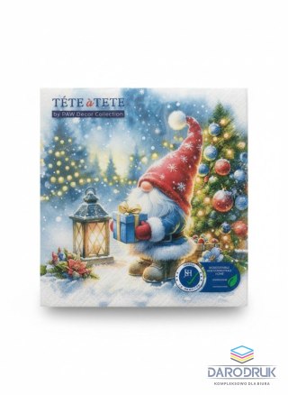 Paw Serwetki BN Gnom christmas mix papier Paw (TL235100)