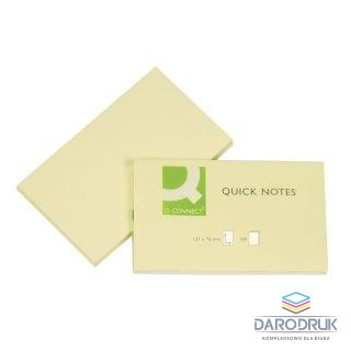 Q-Connect Notes samoprzylepny (karteczki) żółta jasna 100k [mm:] 127x76 Q-Connect (KF10503)
