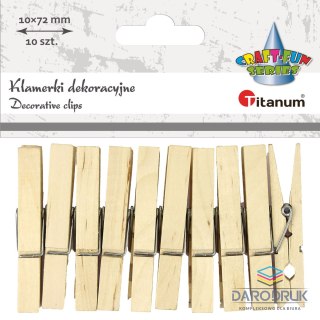 Titanum Ozdoba drewniana Craft-Fun Series klamerki Titanum (24BR0201-236)